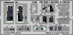 Eduard 49930 F-16C/ N TAMIYA 1/48 – obrázek 2