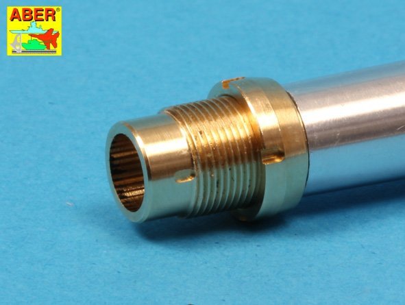 Aber 16L-08 Early muzzle brake for the barrel used on the early version of the Tiger I, King Tiger tank (Porsche turret) / Early muzzle brake used on German 8.8cm barrel Tiger I - early and Tiger II (Porsche turret) 1/16 – image 23