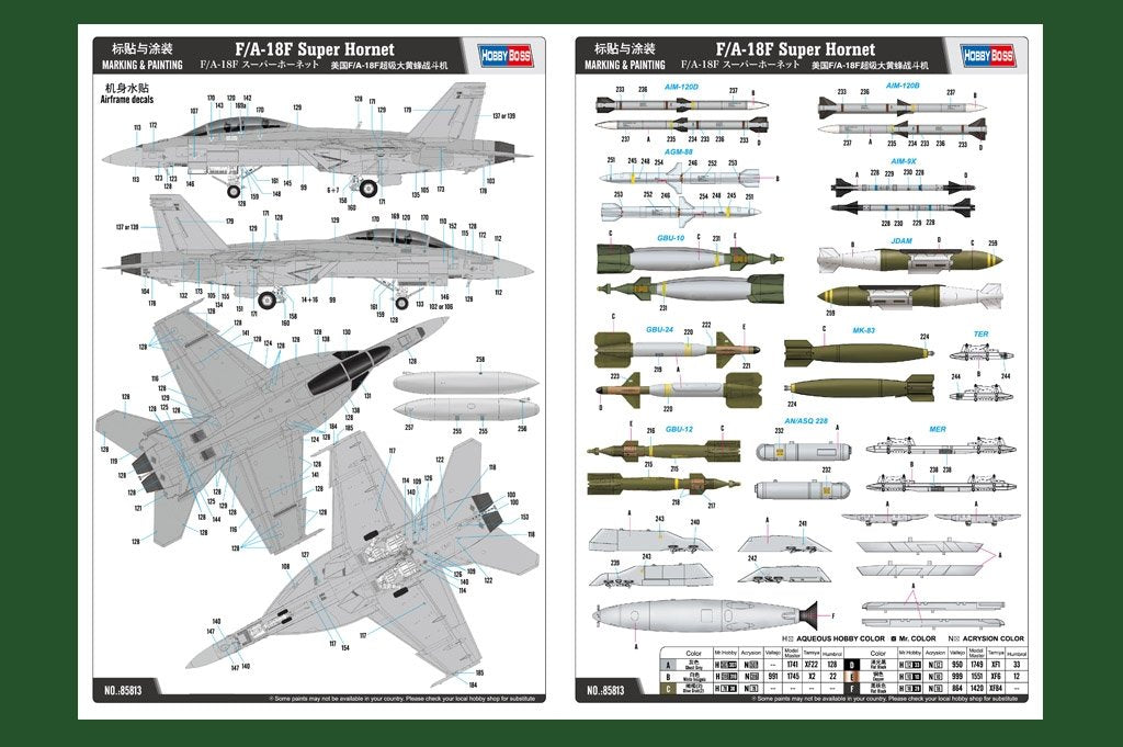 Hobby Boss 85813 F/A-18F Super Hornet 1/48 – image 5