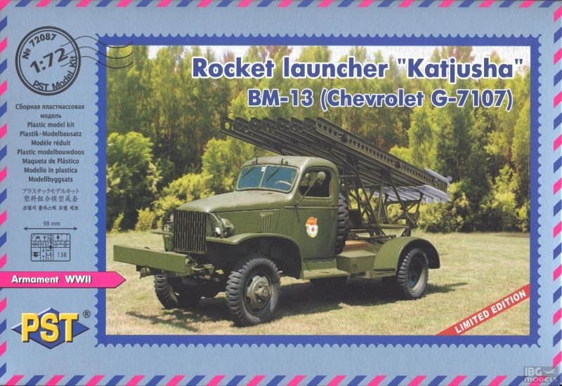 PST 72087 Katyusha BM-13 on Chevrolet G.7107 1/72