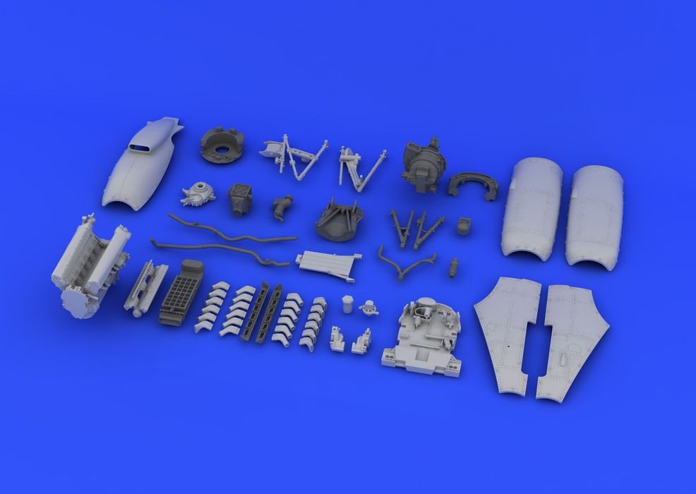 Eduard 648200 Spitfire Mk. VIII engine 1/48 (EDUARD) – immagine 7