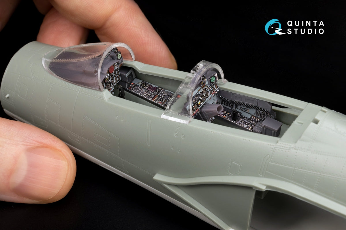Quinta Studio QDS+48495 F-4D late Phantom II 3D-Printed &amp;amp; colored Interior on decal paper (Academy) (Small version) (with 3D-printed resin parts) 1/48 – Bild 10