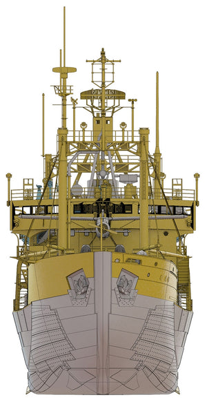 Hasegawa HP001 Antarctic research ship Soya Second Antarctic expedition 1/250 – image 7