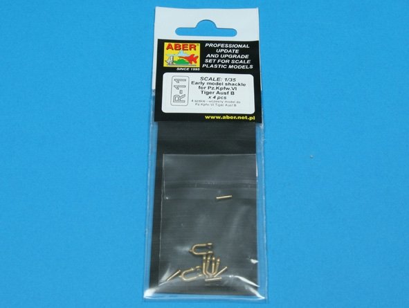 Aber R-11 Early model Shackle for Pz.Kpfw.VI Tiger Ausf.B x4pcs 1/35 – obrázek 3