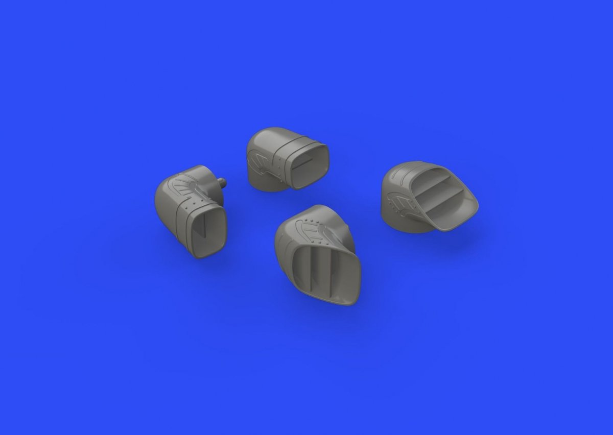 Eduard 648267 Harrier GR Mk.7/9 exhaust nozzles EDUARD, HASEGAWA 1/48 – Bild 5