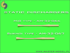 Master AM-32-067 Static dischargers - type used on Sukhoi jets (14pcs) 1/32 – image 3