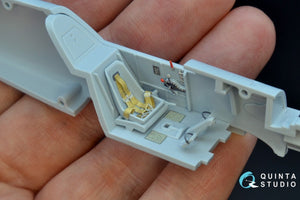Quinta Studio QD48177 Bf 109E 3D-Printed &amp;amp; colored Interior on decal paper (for Airfix kit) 1/48 – immagine 6