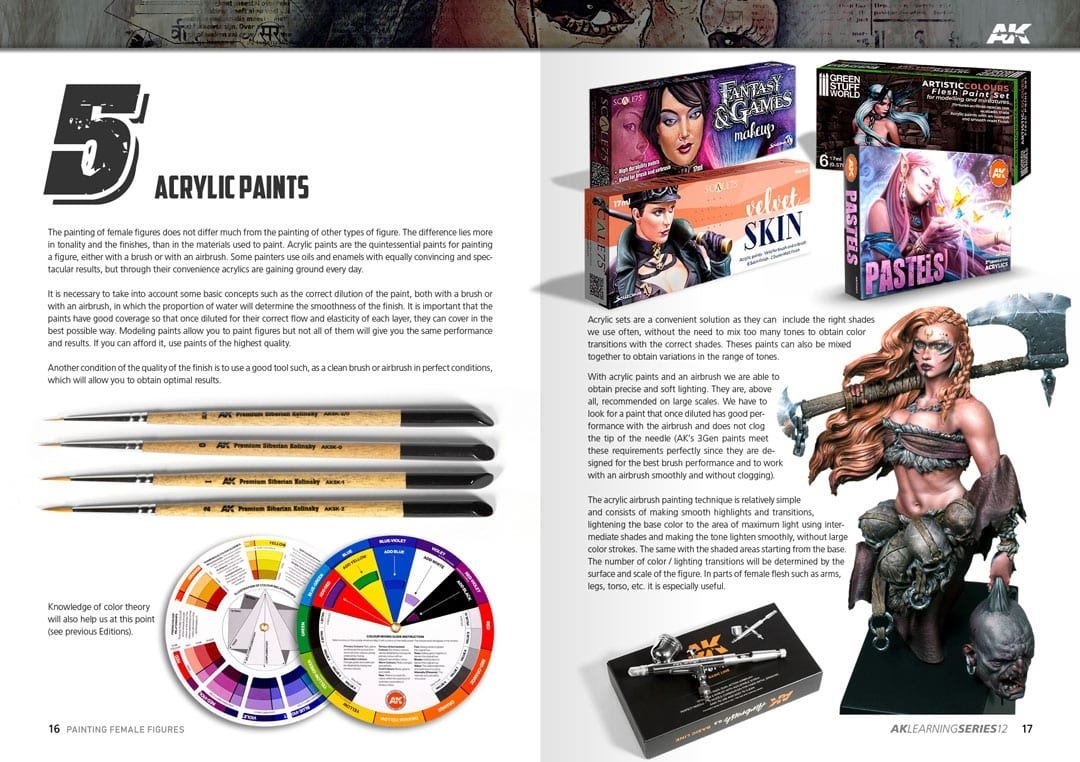 AK Interactive AK520 Learning 12 Painting Female Figures English – obrázek 10