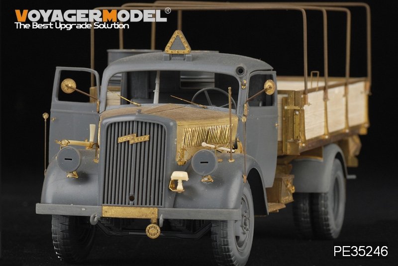 Voyager Model PE35246 WWII German Opel Blitz 3t. 4x2 Cargo Truck /Shallow Cargo Bay (For TAMIYA 35291) 1/35 – image 3