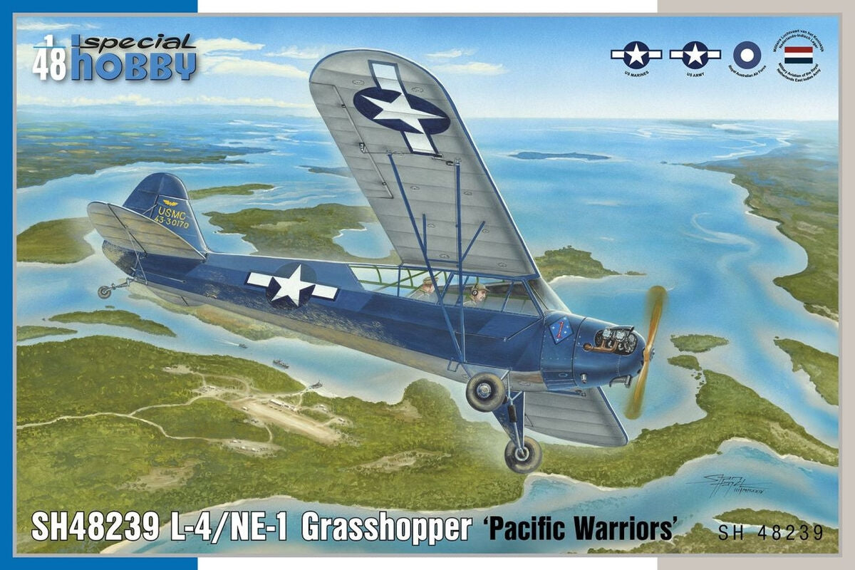 Special Hobby 48239 L-4/NE-1 Grasshopper Pacific Warriors 1/48 – obrázek 2