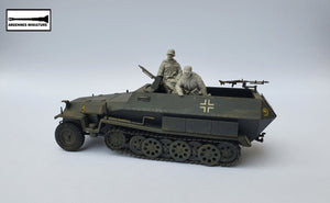 Ardennes Miniature 35021 WW2 PANZER COMMANDER AND GERMAN SOLDIERS 1/35 – image 6