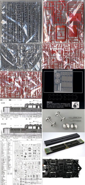 Aoshima 00998 Diesel locomotive DD51 Super Detail 1/45 – obrázek 3