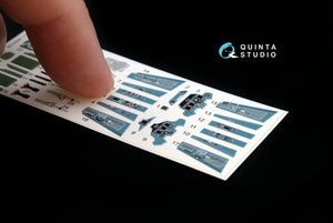 Quinta Studio QD72012 Su-30SM 3D-Printed &amp;amp; colored Interior on decal paper (for Zvezda kit) 1/72 – image 4