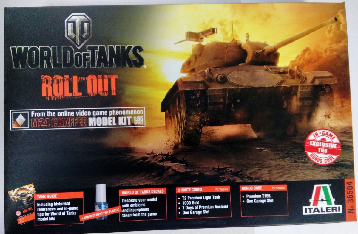 Italeri 36504 World of Tanks-M24 Chaffee – Bild 2
