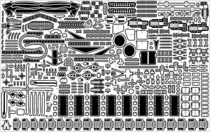 Pontos 35007F1 USS BB-61 Iowa 1984 Detail Up Set 1/350 – image 9