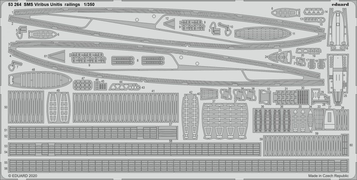 Eduard BIG5358 SMS Viribus Unitis for TRUMPETER 1/350 – Bild 4