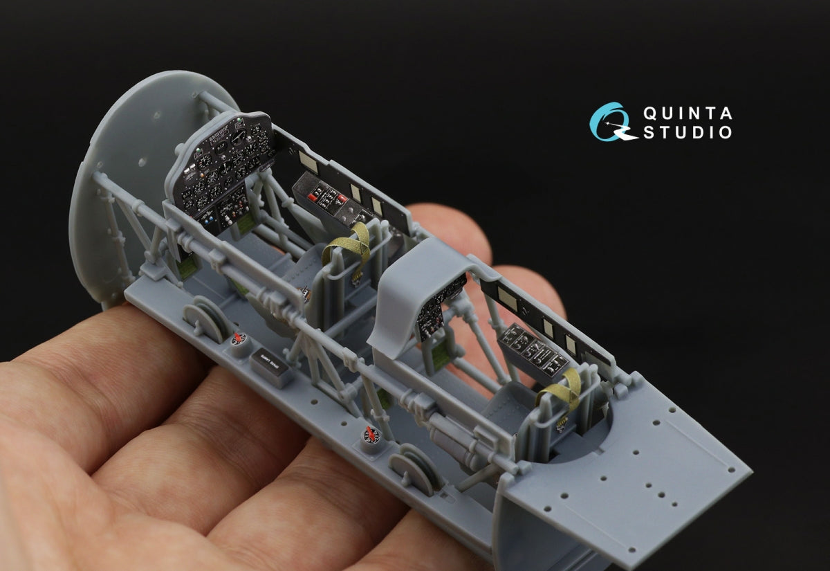 Quinta Studio QD32102 T-6G 3D-Printed colored Interior on decal paper (Kitty Hawk) 1/32 – immagine 11