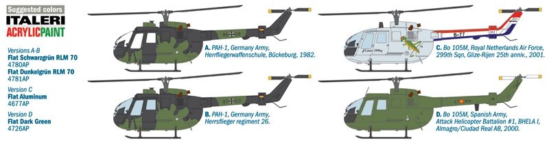 Italeri 2742 BO 105 / PAH.1 1/48 – zdjęcie 2