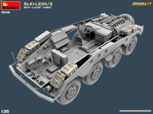 MiniArt 35416 Sd.Kfz.234/2 WITH LUCHS TURRET. INTERIOR KIT 1/35 – imagen 13