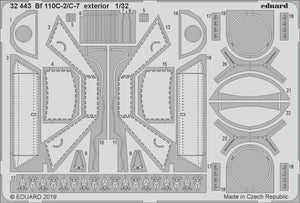 Eduard 32443 Bf 110C-2/ C-7 exterior REVELL 1/32