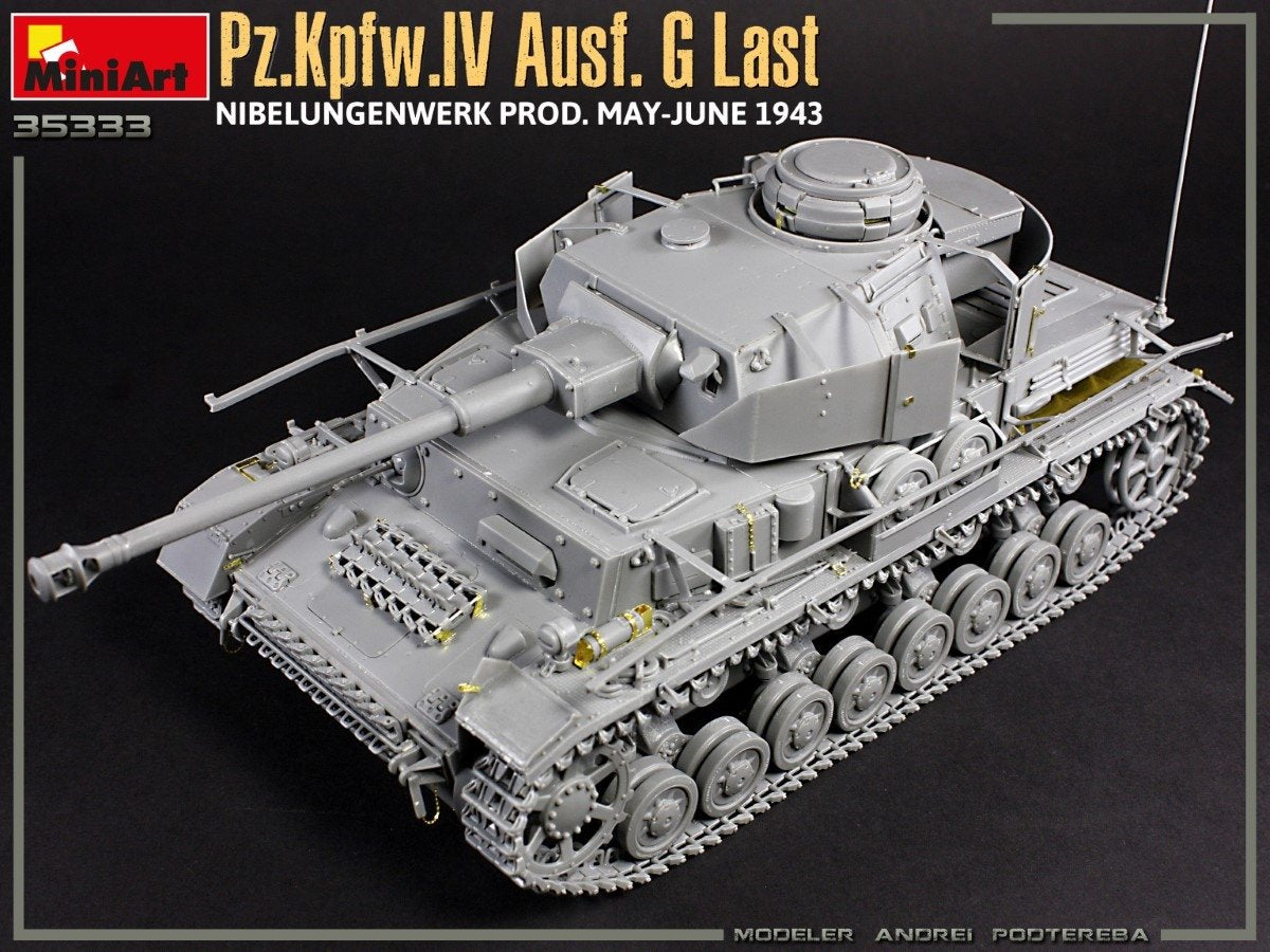 MiniArt 35333 Pz.Kpfw.IV Ausf. G Last/Ausf. H Early. NIBELUNGENWERK PRODUCED BY MAY-JUNE 1943. 2 IN 1 INTERIOR KIT 1/35 – image 2