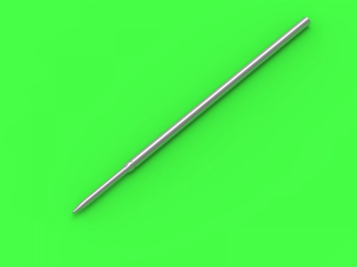 Master AM-32-118 American WWII Pitot Tube - "Streamline" Type (1 pc.) - Used mainly on early US Navy aircraft - F-2A Buffalo, F4F-3 Wildcat and others 1/32