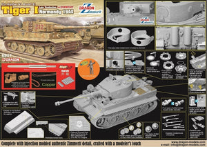 Dragon 6947 Pz.Kpfw.VI Ausf.E Tiger I Late Production w/Zimmerit (Normandy 1944) + Tiger Ace 1/35 – image 2