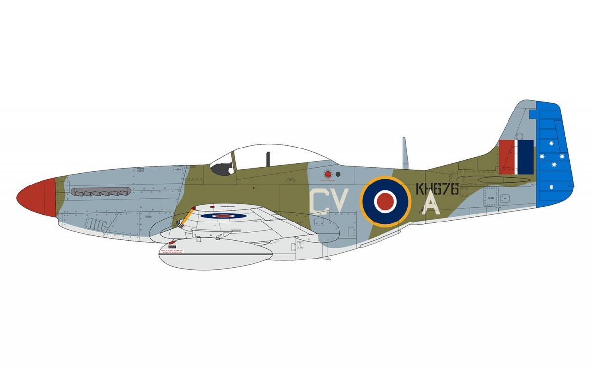 Airfix 05137 North American Mustang Mk.IV™ 1/48 – immagine 2