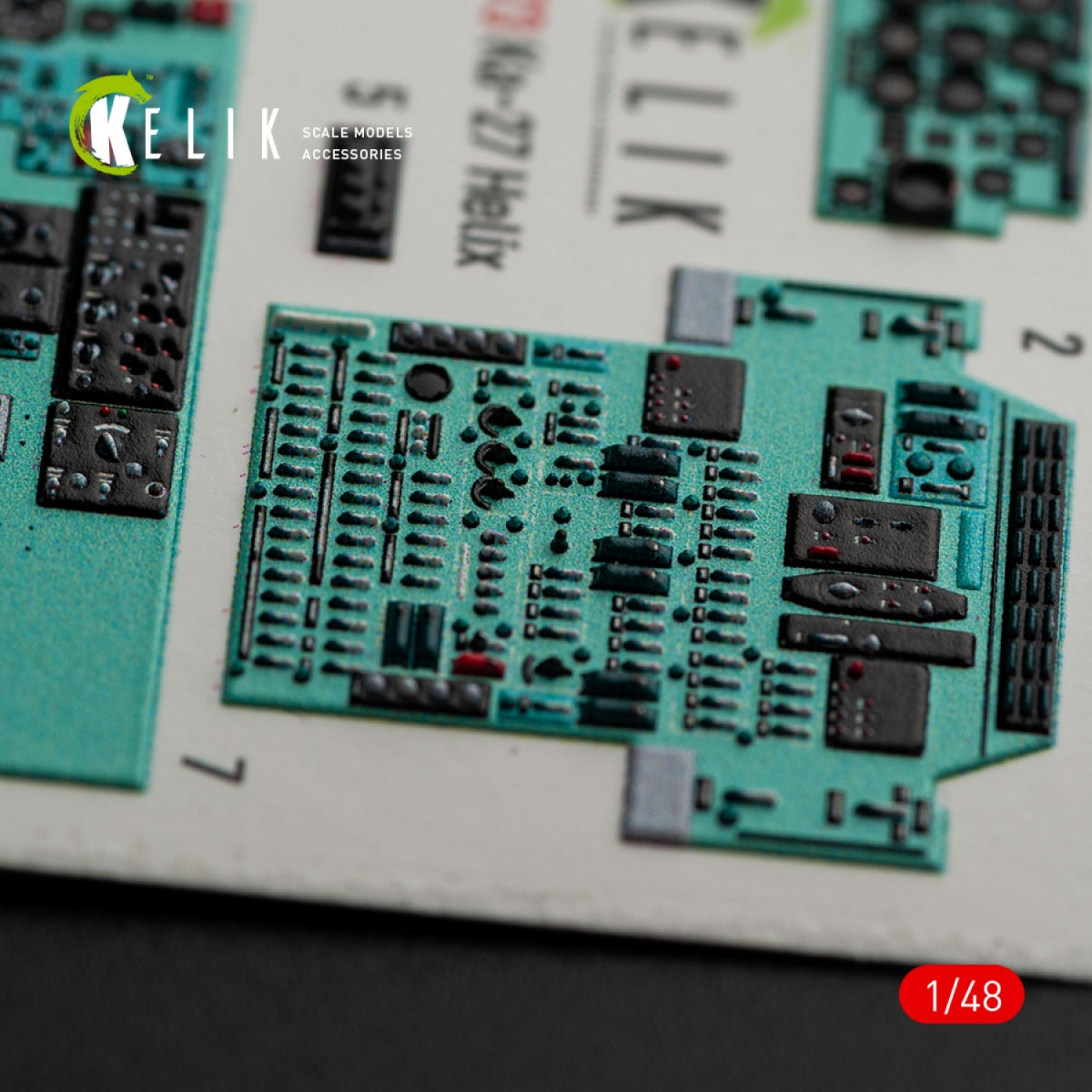 KELIK K48073 Ka-27 Helix interior 3D decals for HobbyBoss kit 1/48 – Bild 4
