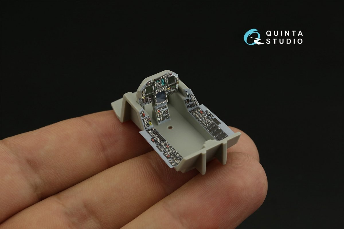 Quinta Studio QDS-48279 F/A-18C early 3D-Printed &amp;amp; colored Interior on decal paper (HobbyBoss)(Small version) 1/48 – Bild 7