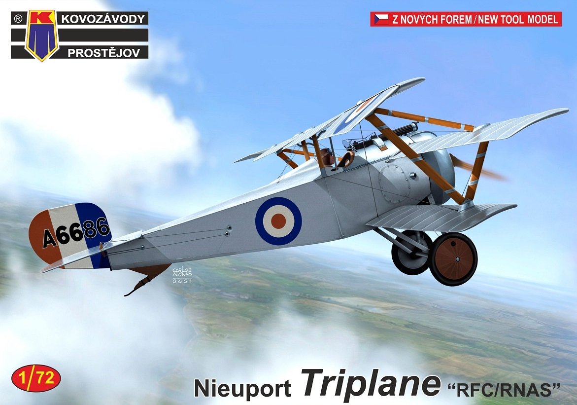 Kovozavody Prostejov KPM0255 Nieuport Triplane “RFC/RNAS” 1/72
