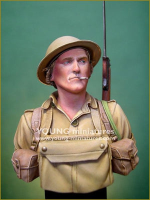 Young Miniatures YM1859 British Soldier Battle of EL ALAMEIN 1942 1/10 – immagine 2