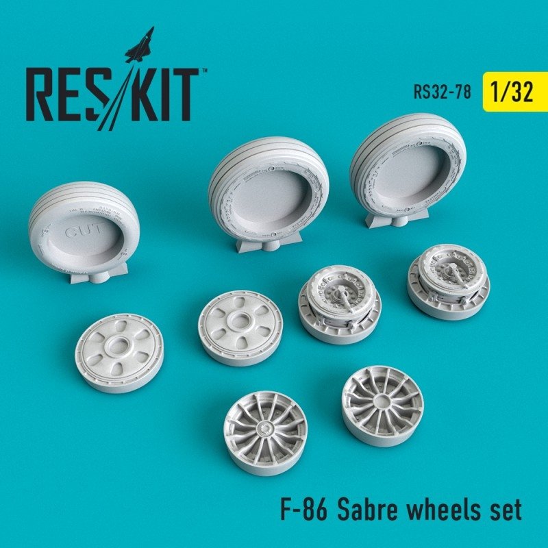 RESKIT RS32-0078 F-86 Saber wheels set 1/32