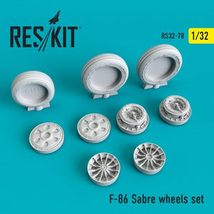 RESKIT RS32-0078 F-86 Saber wheels set 1/32