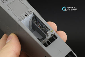 Quinta Studio QD32110 F/A-18A 3D-Printed &amp;amp; colored Interior on decal paper (Academy) 1/32 – image 8