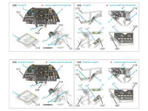 Quinta Studio QDS-48583 Westland Lysander Mk.III 3D-Printed &amp;amp; colored Interior on decal paper (Airfix) (small version) 1/48 – obrázek 7