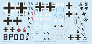 Exito ED48004 DECALS Luftwaffe Ground Attackers vol.1 - Ju 87 D-3, Hs 129, Fw 190F-8 1/48 – image 2
