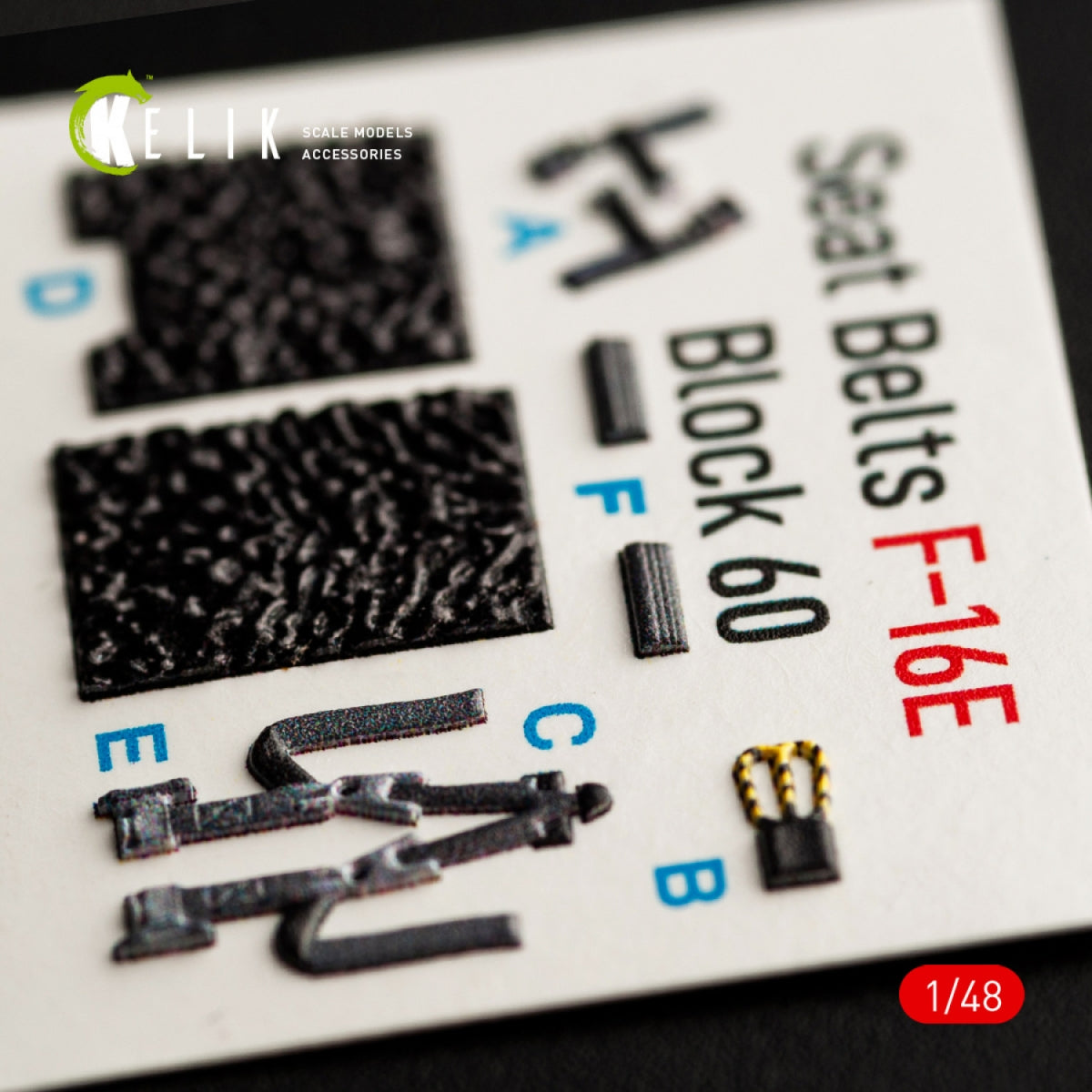 KELIK K48060 F-16E DESERT VIPERS BLOCK 60 INTERIOR 3D DECALS FOR KINETIC KIT 1/48 – image 3
