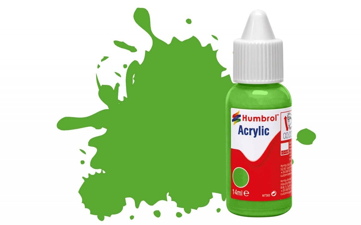 Humbrol DB0037 N° 37 Vert brillant mat - 14 ml.