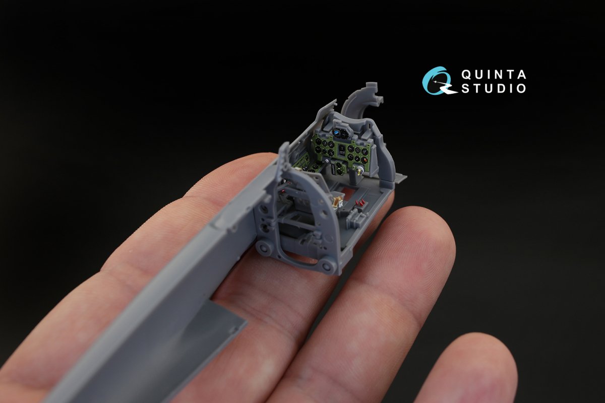 Quinta Studio QD48123 A6M3 3D-Printed &amp;amp; colored Interior on decal paper (for Tamiya kit) 1/48 – Bild 5
