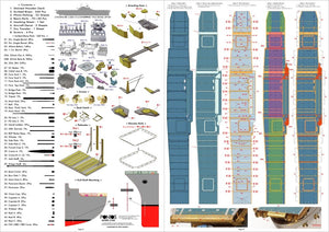 Pontos 27010fn 1/200 USS CV-6 Enterprise 1942 Detail Up Set (Teak Tone wooden deck) 1/200 – image 4