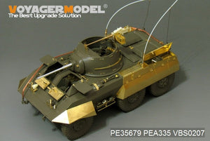 Voyager Model PE35679 WWII US M8 light armored car basic(B ver include Gun barrel）(For TAMIYA 35228) 1/35 – imagen 4