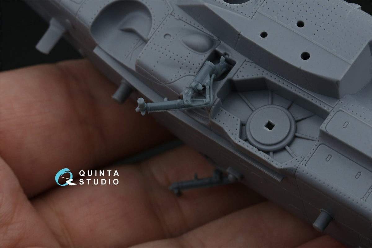 Quinta Studio QT72029 Ka-52/Ка-52М Engine with bay and cover, portside (Dream Model/Quinta) 1/72