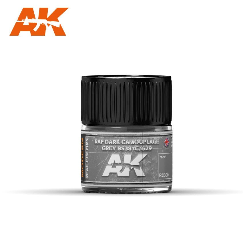 AK Interactive RC300 RAF DARK CAMOUFLAGE GRAY BS381C/629 – 10ML