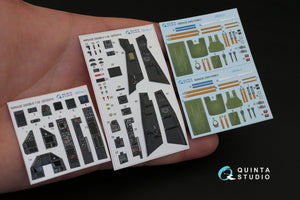 Intérieur imprimé en 3D et coloré sur papier décalcomanie pour le kit Kitty Hawk (QD32014 de Quinta Studio, pour le Mirage 2000B-5 (2000-5BGM Mk2)) à l&amp;#39;échelle 1/32 – image 2