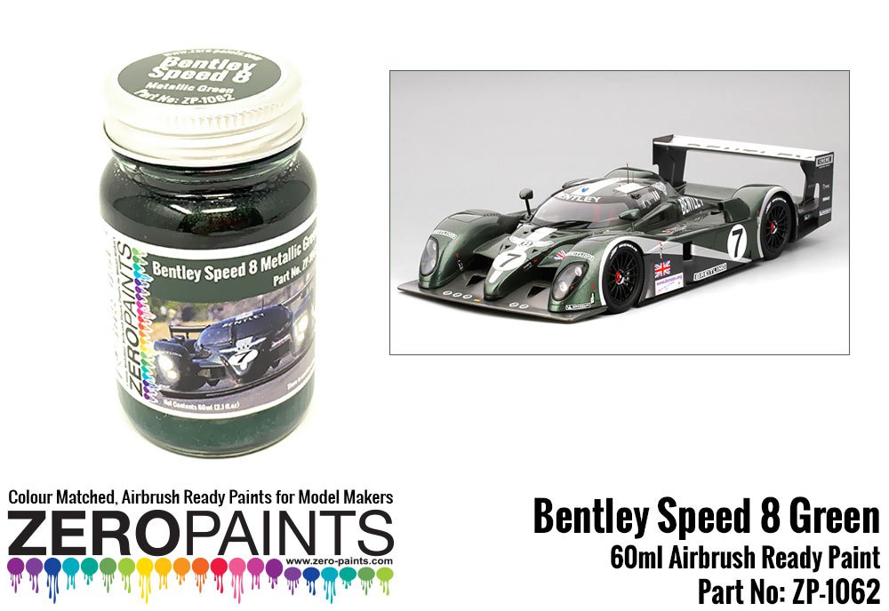 Zero Paints ZP-1062 Bentley Speed ​​8 Green Paint 60ml