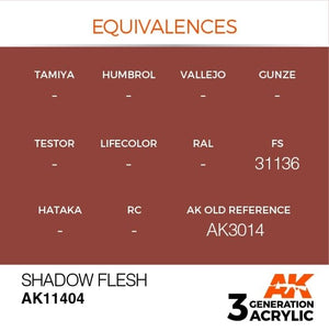 AK Interactive AK11404 Shadow Flesh 17ml – zdjęcie 3