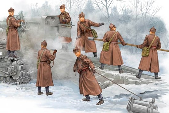 Trumpeter 00427 Soviet B-4 Howitzer Artillery Crew (1/35)