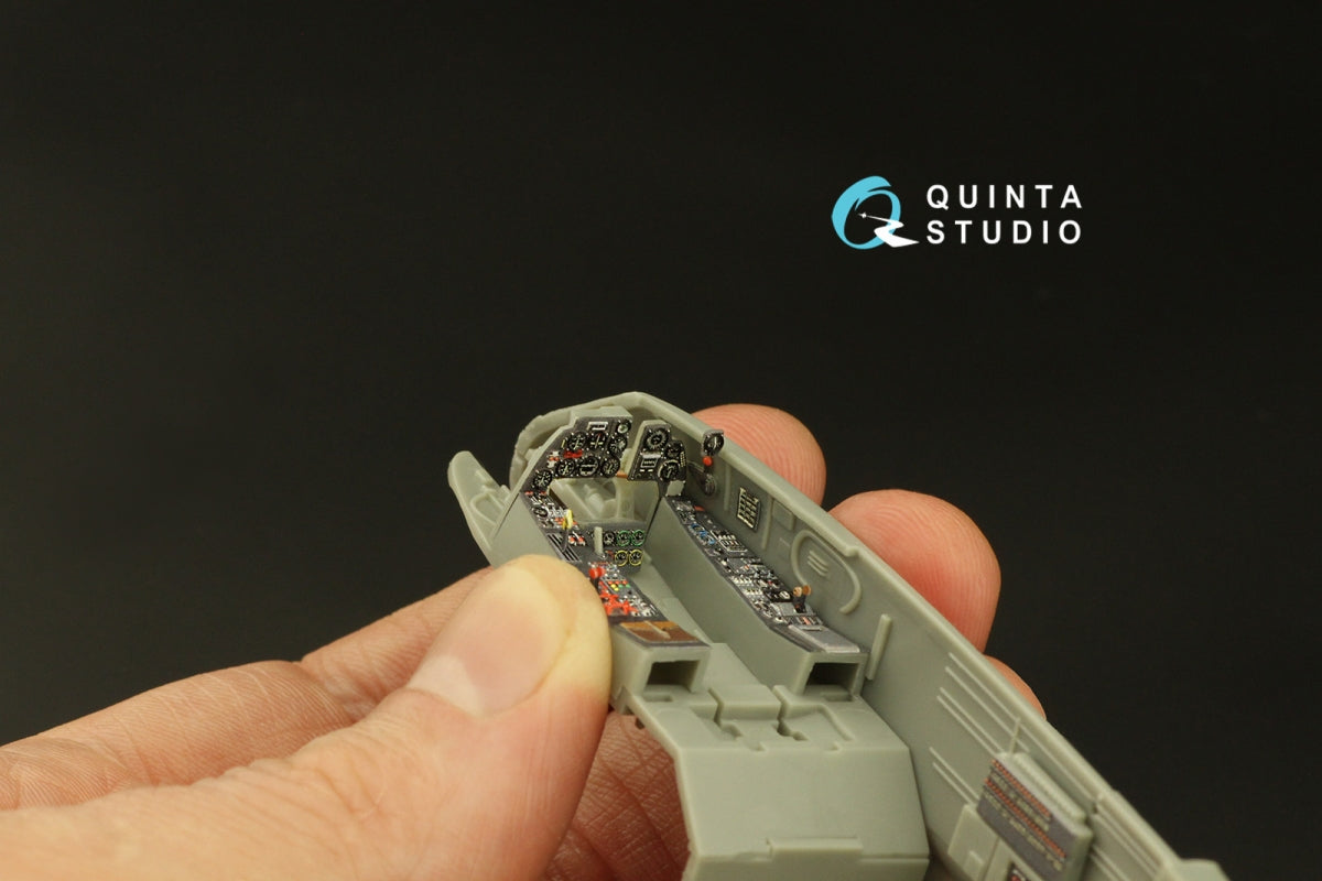 Quinta Studio QD48353 Me 410 3D-Printed &amp;amp; colored Interior on decal paper (Meng) 1/48 – Bild 10