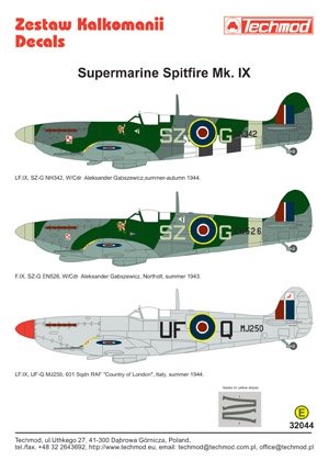 Techmod 32044 - Supermarine Spitfire IX 1/32 – Bild 2